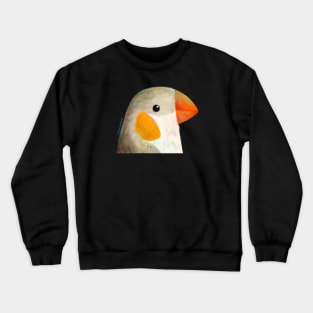 Penguin Zebra Finch Bird Crewneck Sweatshirt